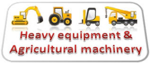 heavy equipment, agricultural machinery